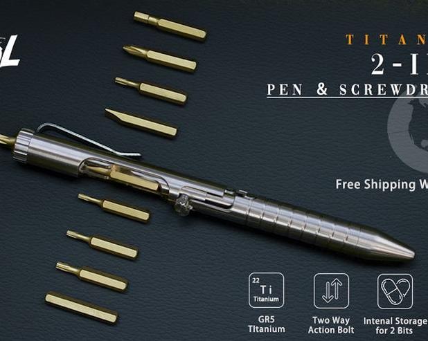 Ручка с сюрпризом: представлена титановая Bullet Ant Pen