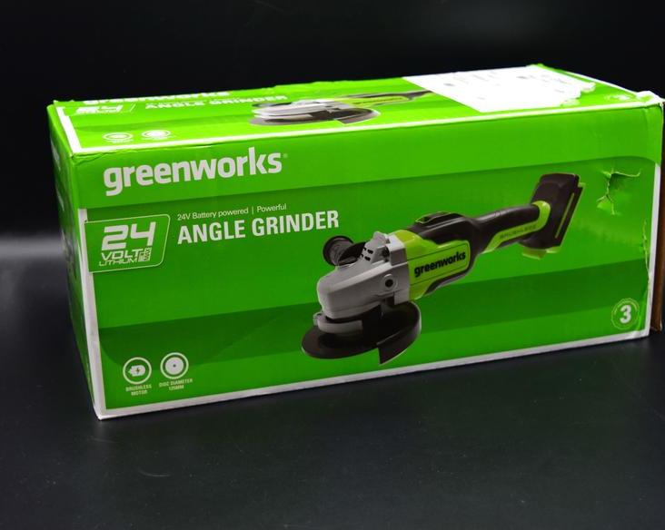 Обзор аккумуляторной угловой шлифовальной машины Greenworks GD24AGK2: отличное сочетание мощности, автономности и стоимости