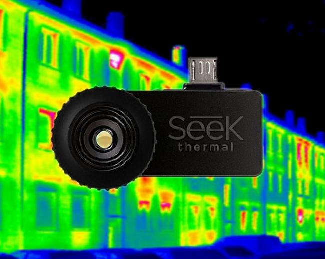 Как проверить свою квартиру или дом на утечки тепла с помощью тепловизора (Seek Thermal Compact)