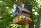 DIY kućica za ptice - klasična drvena verzija i njena instalacija (95 fotografija) Šta se može učiniti sa starom kućicom za ptice