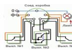 Схемы проходных выключателей с двух и трех мест